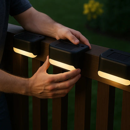 Luz solar para escaleras