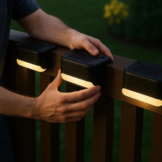 Luz solar para escaleras